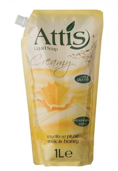 ATTIS 1,0 л PINIER SOAP REFILL MILK & HONEY
ATTIS 1,0 л PINIER SOAP REFILL MILK & HONEY
