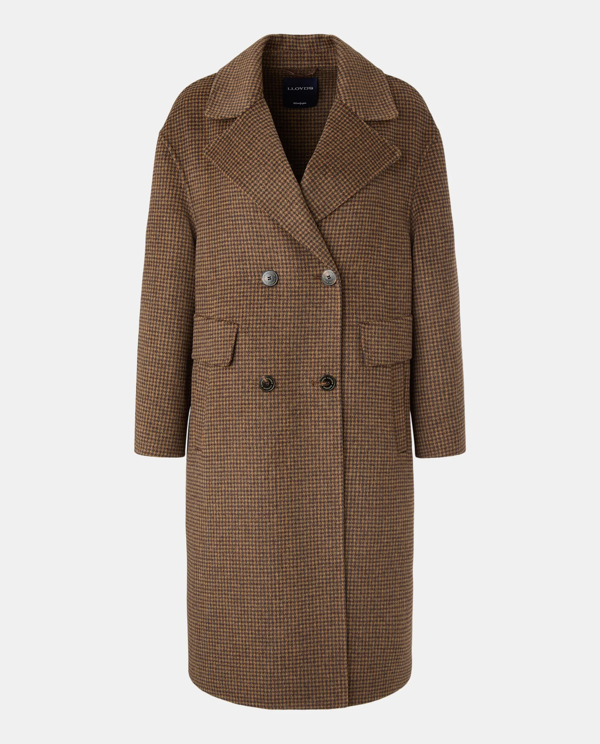 Женское длинное шерстяное пальто Lloyd'S, коричневый
Женское длинное шерстяное пальто Lloyd'S, коричневый