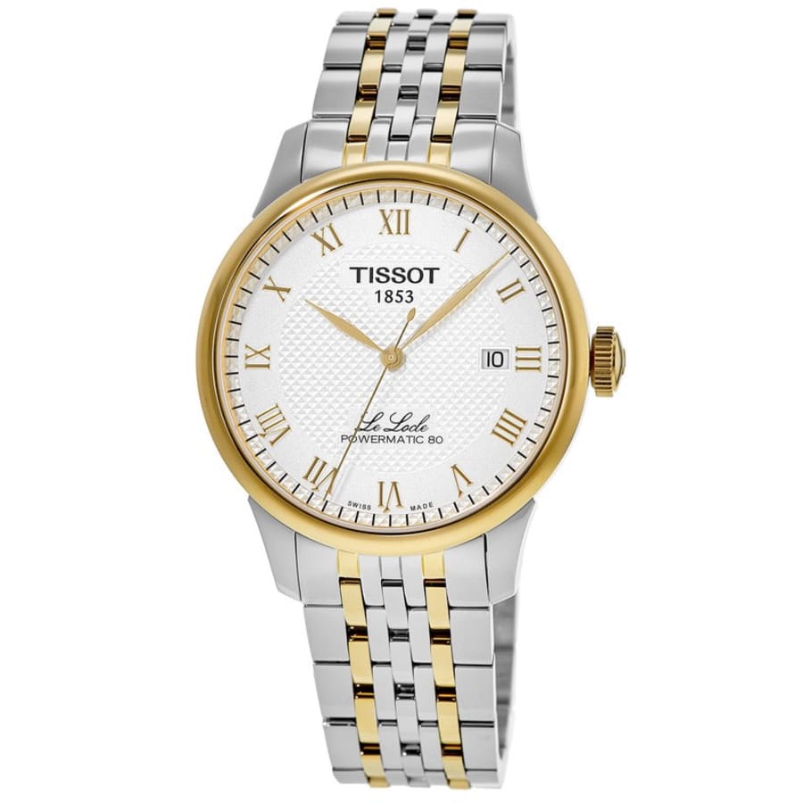 Tissot Le Locle Powermatic 80 Серебряный циферблат Двухцветные мужские часы T006.407.22.033.01
Tissot Le Locle Powermatic 80 Серебряный циферблат Двухцветные мужские часы T006.407.22.033.01