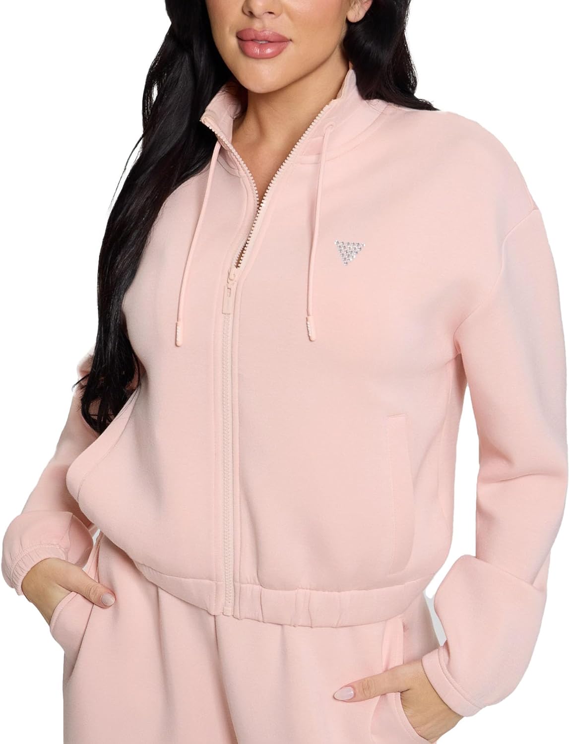 GUESS женский Eco Cecilia Scuba Zip Sweatshirt, Dolly Pink
GUESS женский Eco Cecilia Scuba Zip Sweatshirt, Dolly Pink