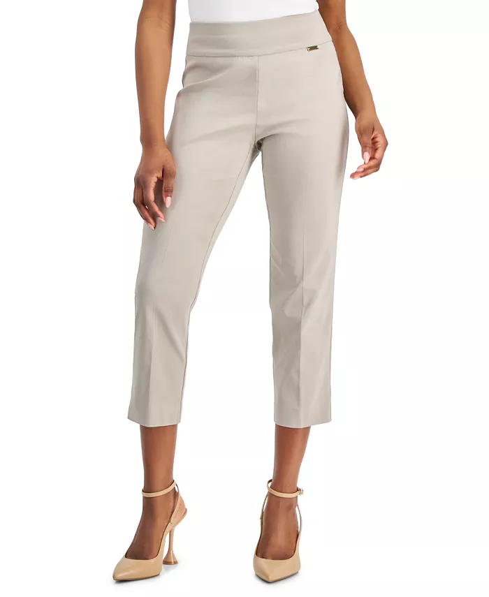 Укороченные брюки средней посадки Petite I.N.C. International Concepts, коричневый/бежевый
Укороченные брюки средней посадки Petite I.N.C. International Concepts, коричневый/бежевый