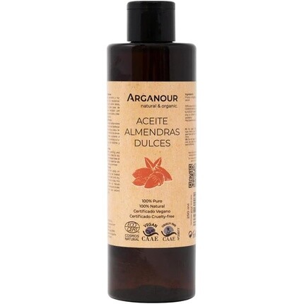 100% чистое масло для тела сладкого миндаля, 250 мл, Arganour
100% чистое масло для тела сладкого миндаля, 250 мл, Arganour