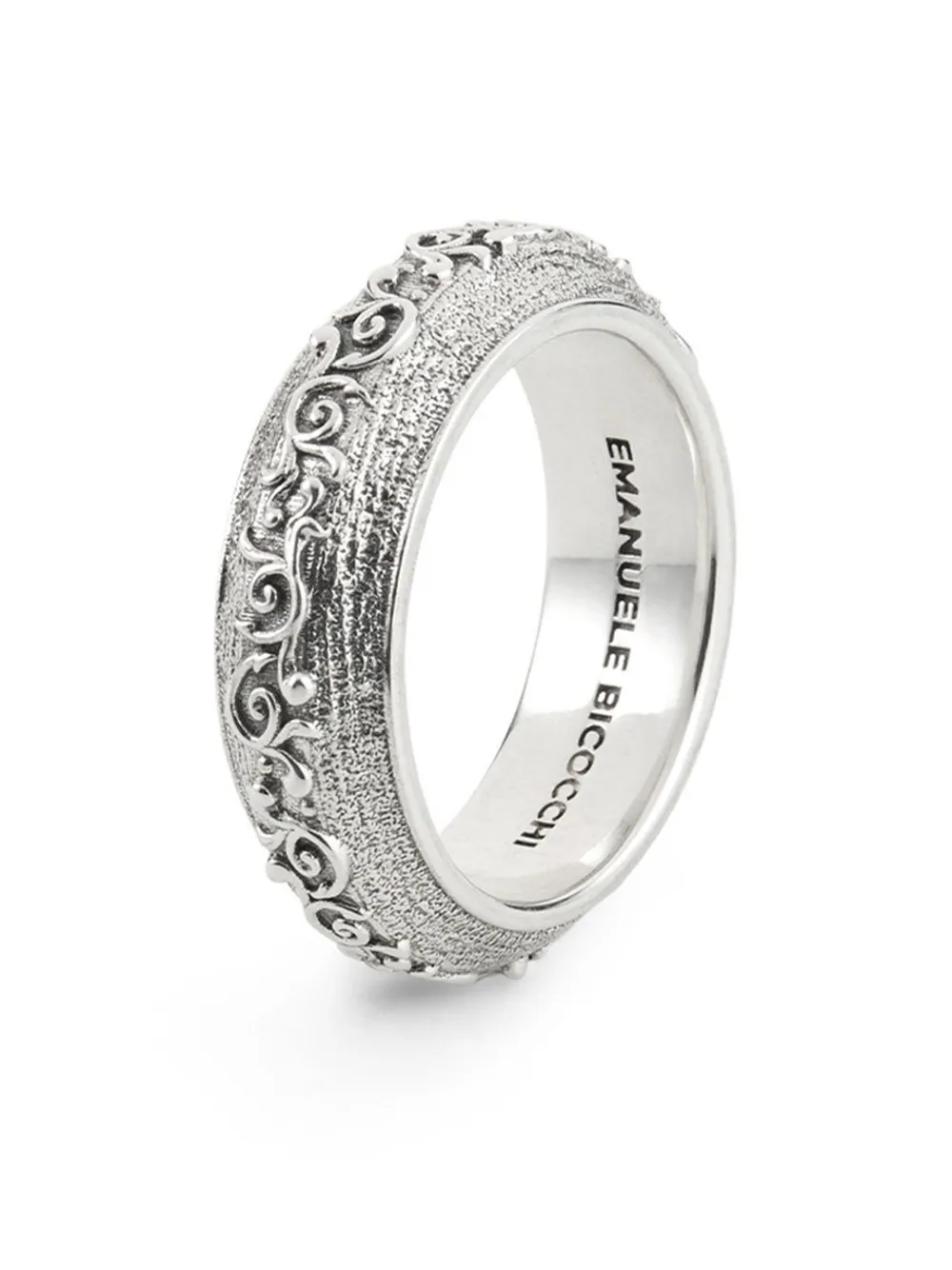 Кольцо Flourish Band Emanuele Bicocchi, серебяный
Кольцо Flourish Band Emanuele Bicocchi, серебяный