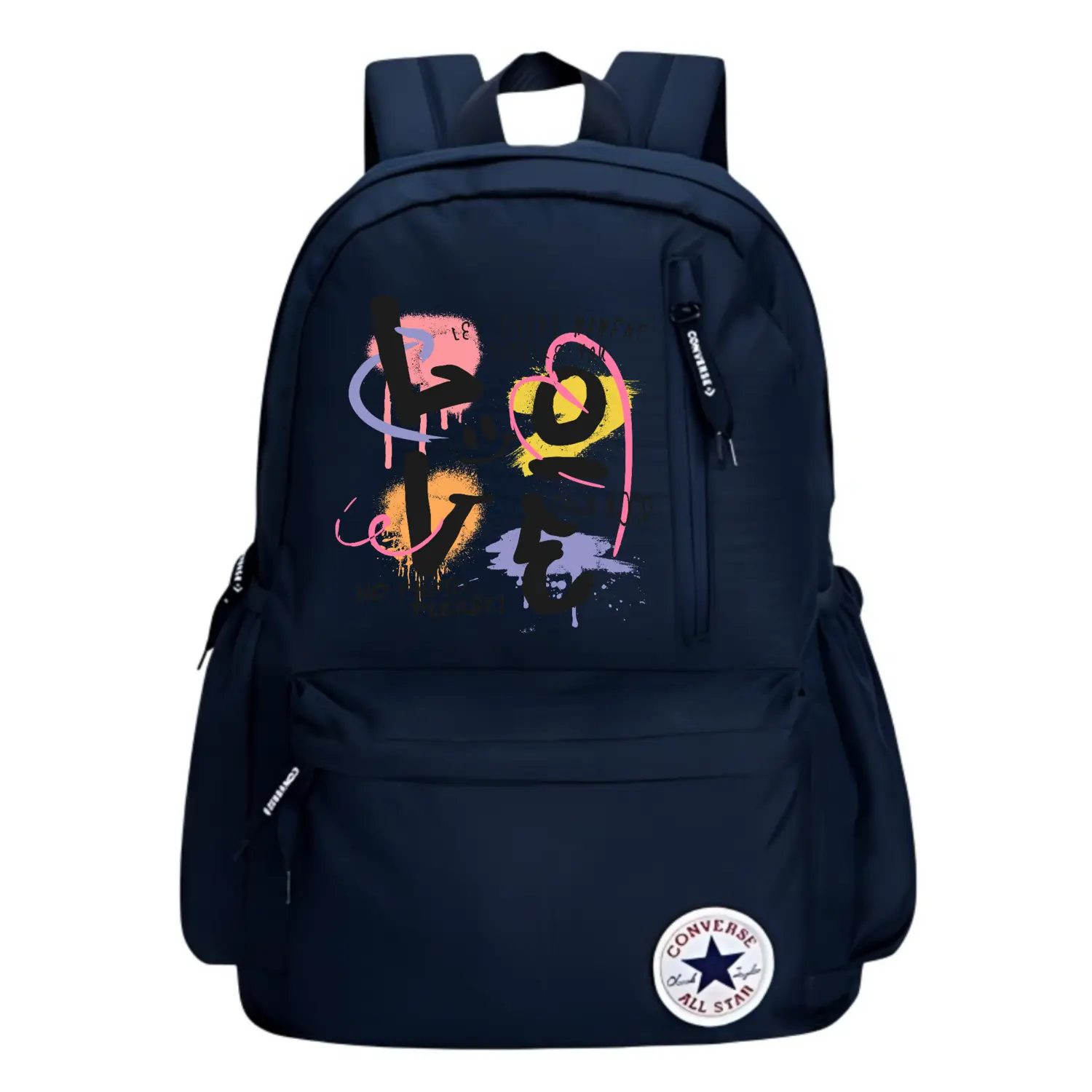 Converse Полиэстеровый рюкзак обычный унисекс темно-синий, Love
Converse Полиэстеровый рюкзак обычный унисекс темно-синий, Love