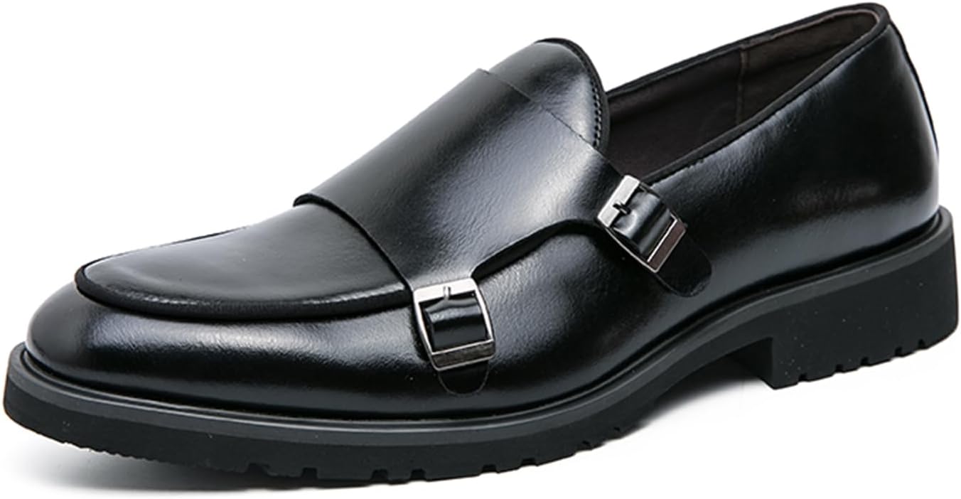Мужские кожаные лоферы с пряжкой в стиле монах, массивная подошва с протектором, нескользящие, удобные, подходящие для официального и повседневного ношения, деловые и офисные туфли для вечеринок, свадеб и вечерних мероприятий Tixewsjh, черный
Мужские кожаные лоферы с пряжкой в стиле монах, массивная подошва с протектором, нескользящие, удобные, подходящие для официального и повседневного ношения, деловые и офисные туфли для вечеринок, свадеб и вечерних мероприятий Tixewsjh, черный