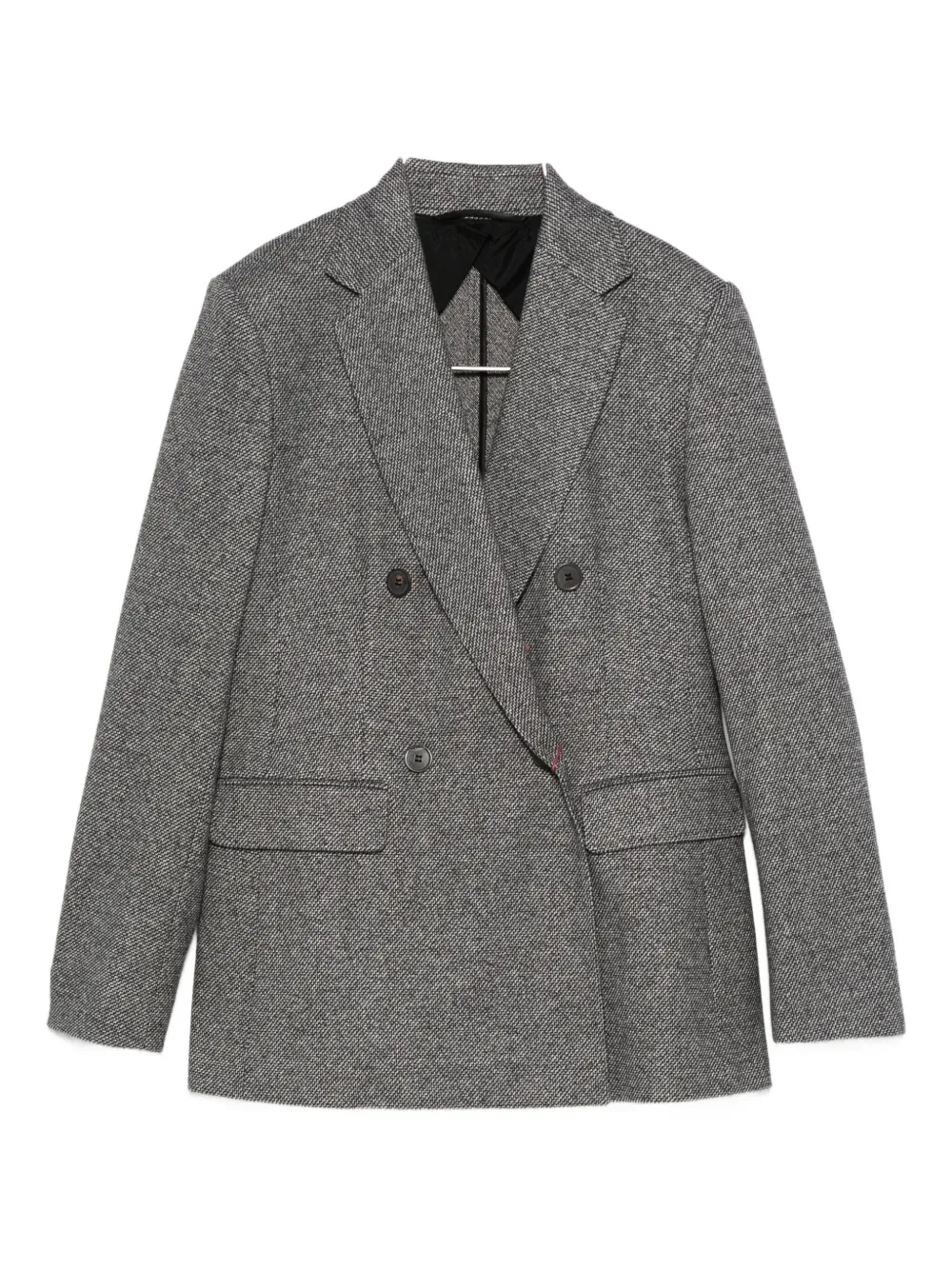 Двубортный пиджак Max Mara, серый
Двубортный пиджак Max Mara, серый