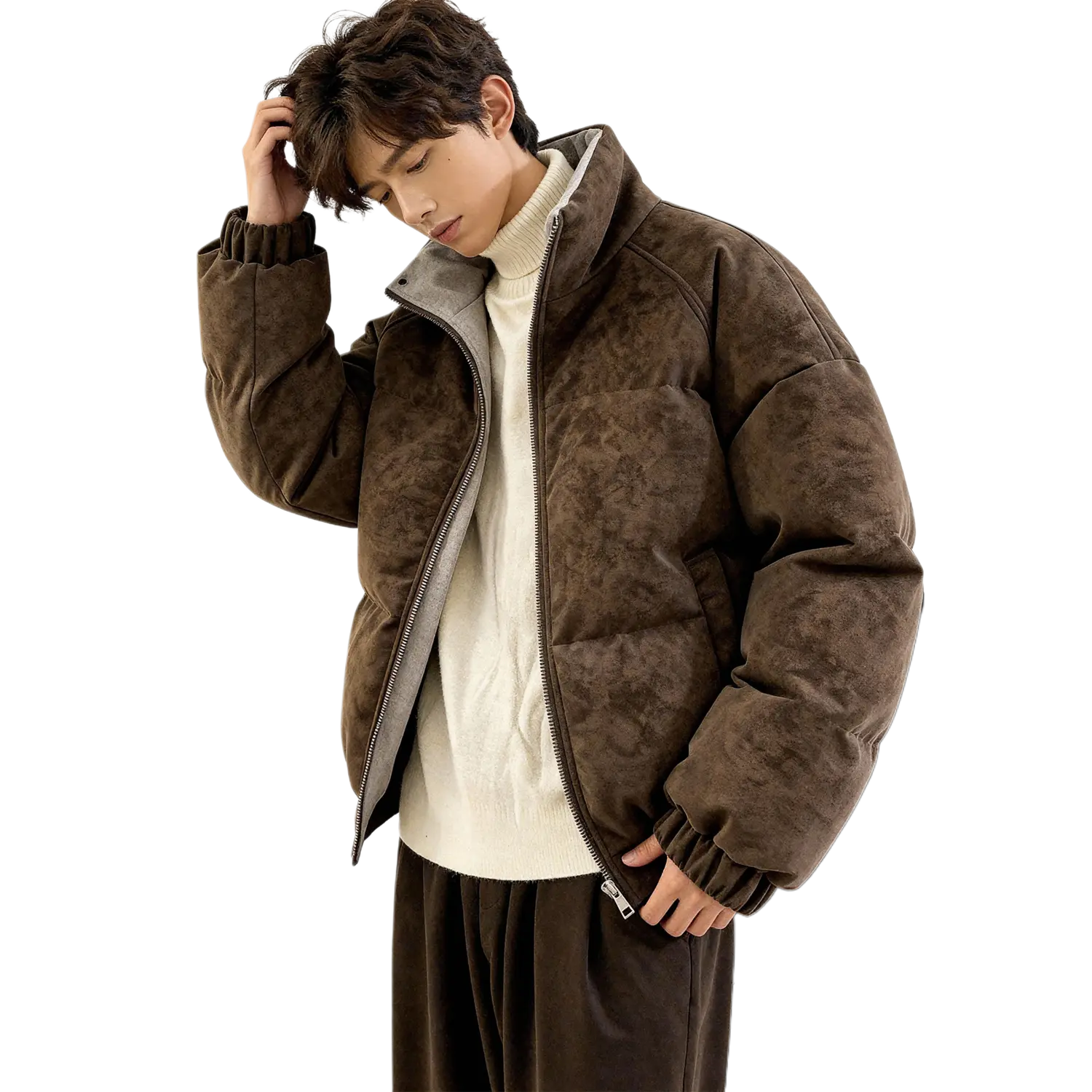 Пуховик Unisex X1617, coffee puffer jacket
Пуховик Unisex X1617, coffee puffer jacket