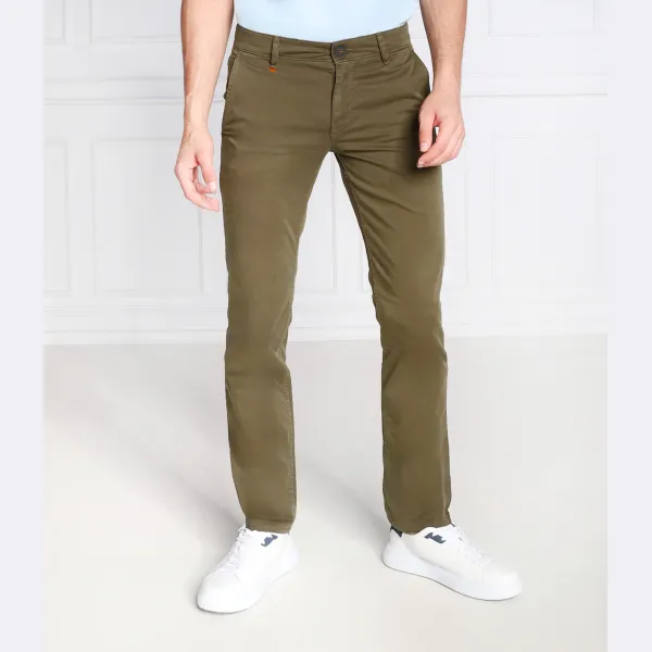 Брюки-Чиносы узкого кроя Boss, хаки
Брюки-Чиносы узкого кроя Boss, хаки