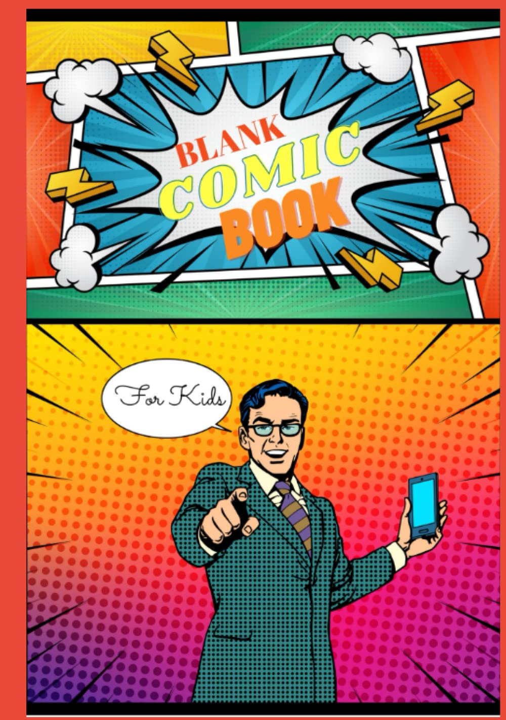 Blank Comic Book For Kids - Create Your Own Comics - Fun Creative Drawing With Variety Of Templates - 7" x 10" With 111 Pages (Independently published)
Blank Comic Book For Kids - Create Your Own Comics - Fun Creative Drawing With Variety Of Templates - 7" x 10" With 111 Pages (Independently published)