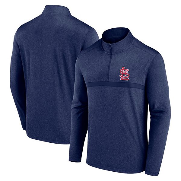 Мужской пуловер с четвертью молнии heather navy St Louis Cardinals head-to-head Fanatics
Мужской пуловер с четвертью молнии heather navy St Louis Cardinals head-to-head Fanatics