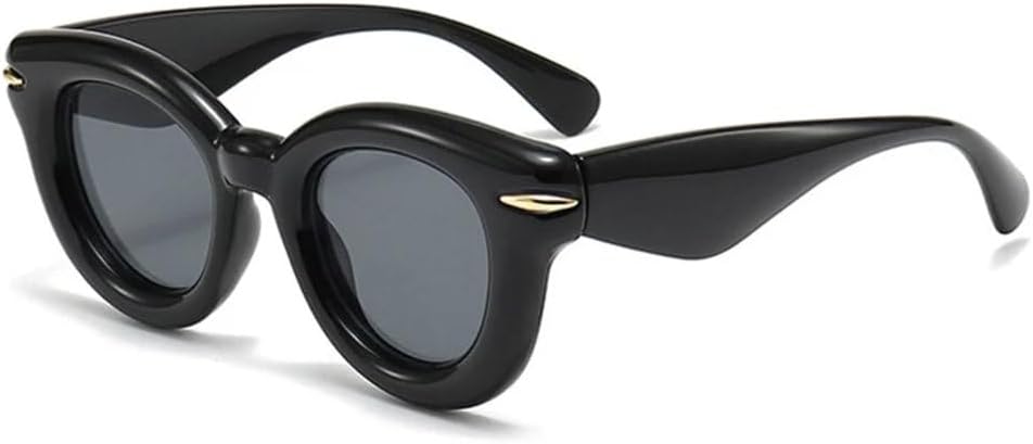 Женские модные овальные солнцезащитные очки конфетных цветов с ретро-заклепками. Мужские модные круглые солнцезащитные очки с защитой от УФ-излучения UV400 LJTJTAV, Black Gray
Женские модные овальные солнцезащитные очки конфетных цветов с ретро-заклепками. Мужские модные круглые солнцезащитные очки с защитой от УФ-излучения UV400 LJTJTAV, Black Gray