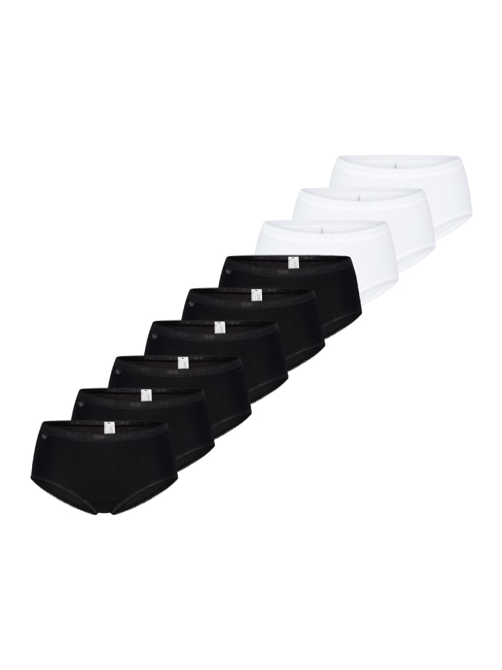 Sloggi Трусы Midi Slip Basic+ in Schwarz / weiß
Sloggi Трусы Midi Slip Basic+ in Schwarz / weiß