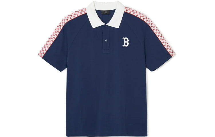 Футболка поло мужская морская синяя MLB 
Футболка поло мужская морская синяя MLB