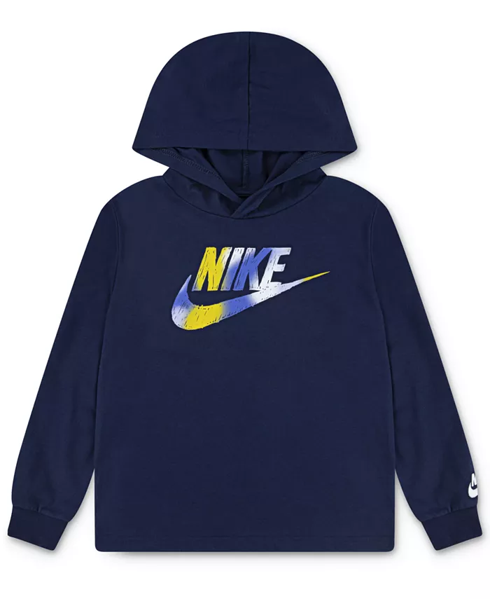 Детская толстовка с капюшоном и длинным рукавом Club Revealed для малышей и мальчиков Nike, синий
Детская толстовка с капюшоном и длинным рукавом Club Revealed для малышей и мальчиков Nike, синий