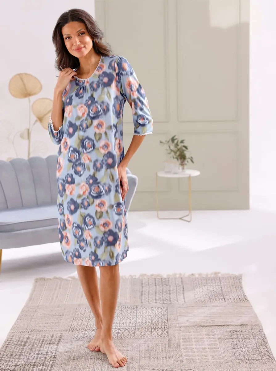 Ночная рубашка " Wäschepur" "Ночная рубашка", цвет Hellblau-Lindgrün-Gemustert
Ночная рубашка " Wäschepur" "Ночная рубашка", цвет Hellblau-Lindgrün-Gemustert