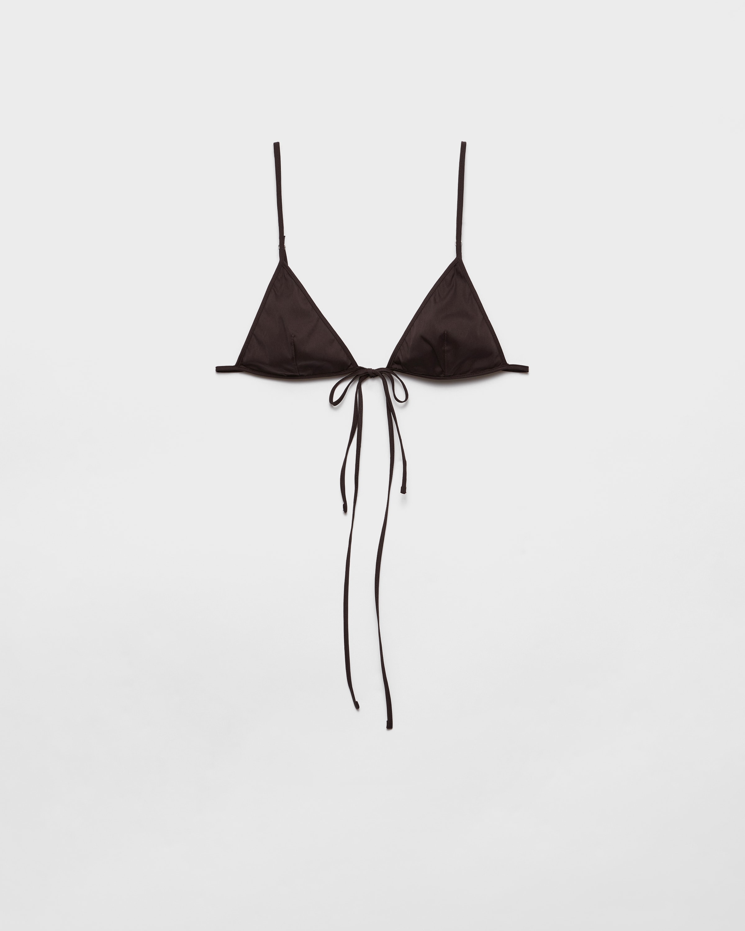 Бюстгальтер из стрейч-поплина Prada, коричневый
Бюстгальтер из стрейч-поплина Prada, коричневый