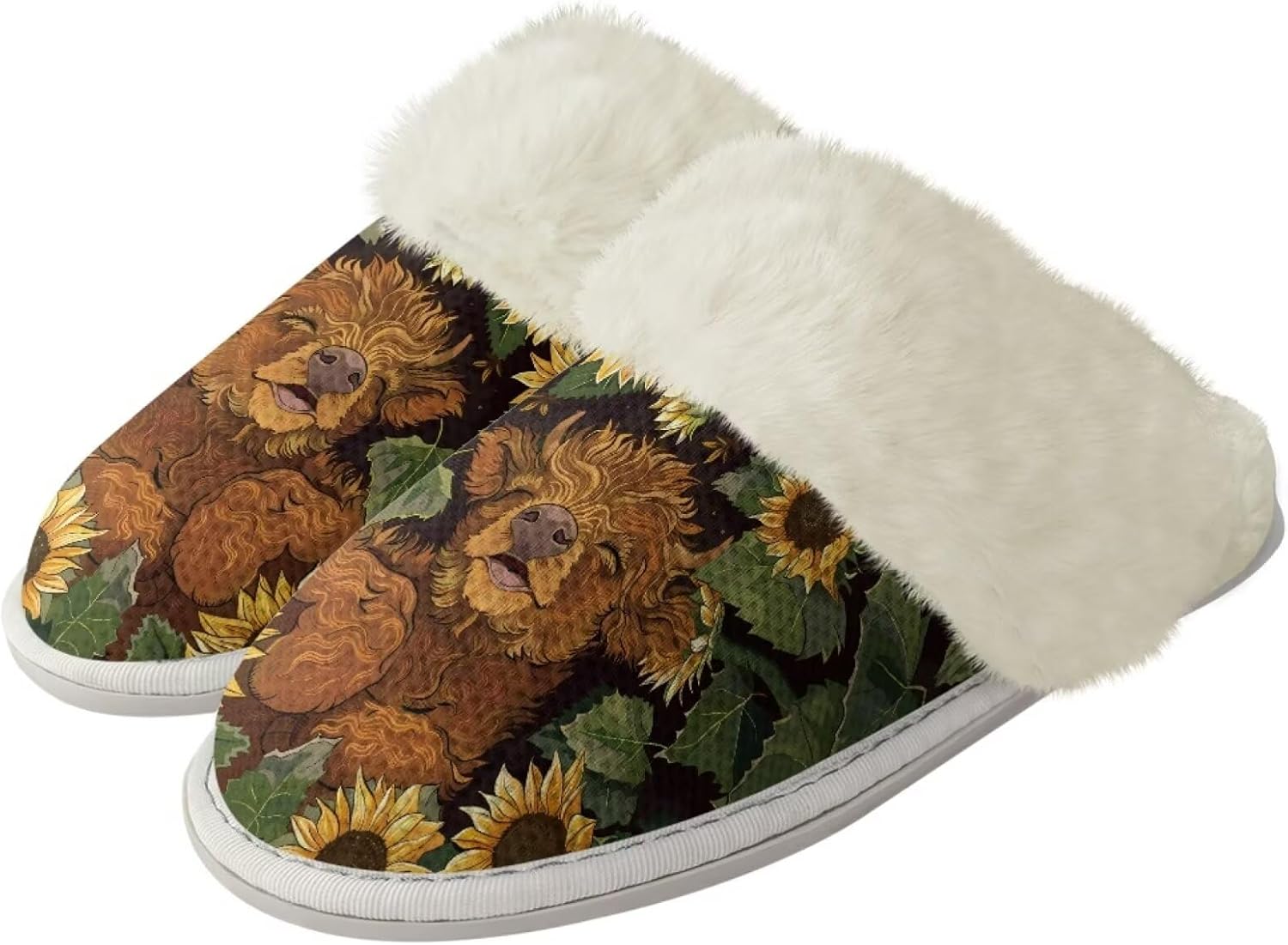 Женские и мужские хлопковые тапочки, зимние мягкие пушистые тапочки, плюшевые тапочки, удобные теплые тапочки с меховой отделкой для дома Jiquruby, Cow Sunflower
Женские и мужские хлопковые тапочки, зимние мягкие пушистые тапочки, плюшевые тапочки, удобные теплые тапочки с меховой отделкой для дома Jiquruby, Cow Sunflower