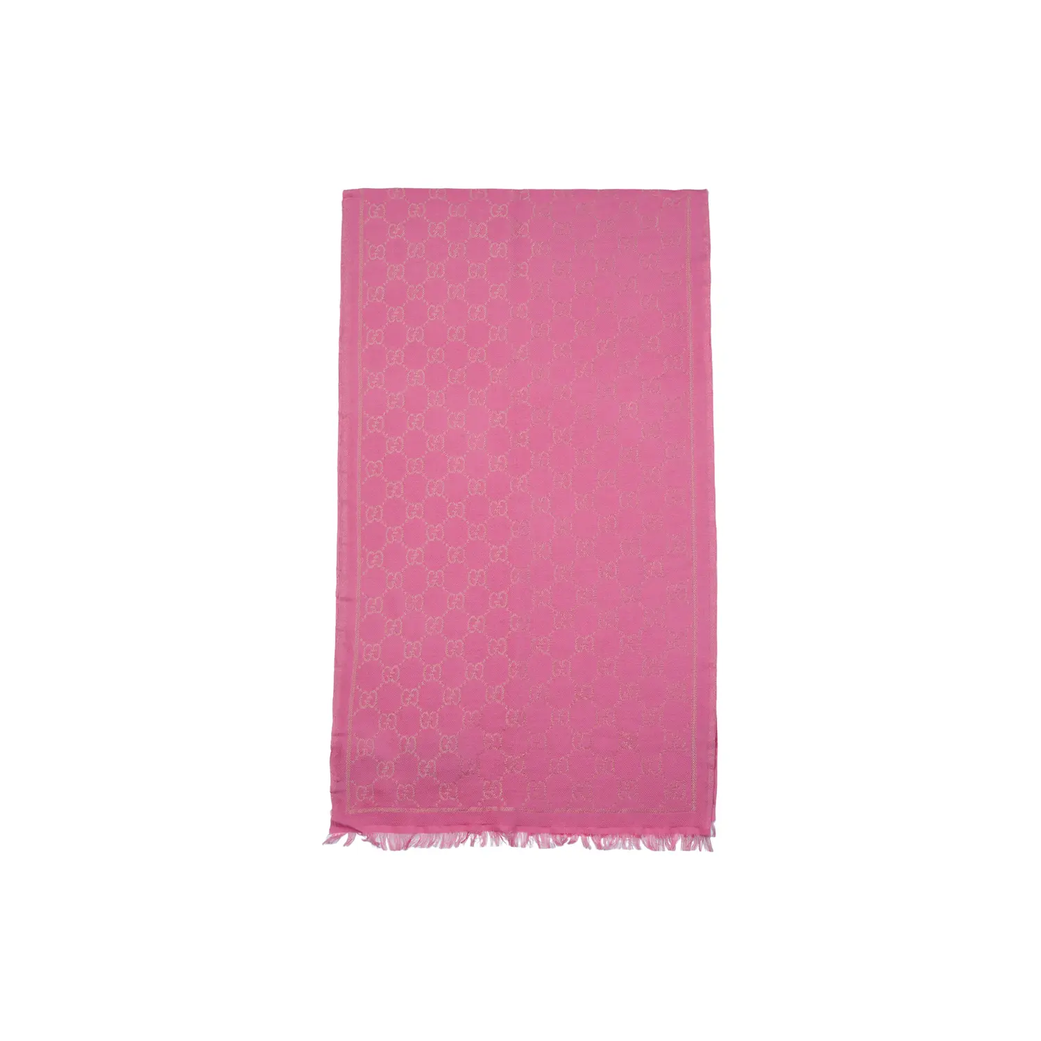 GUCCI Шерстяной вязаный шарф, Pink Gold 
GUCCI Шерстяной вязаный шарф, Pink Gold