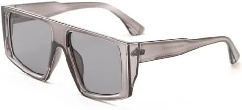 Женские солнцезащитные очки большого квадратного размера 2027 года, модные солнцезащитные очки в крупной оправе, желейного цвета, винтажные очки MTZJH, Clear Grey
Женские солнцезащитные очки большого квадратного размера 2027 года, модные солнцезащитные очки в крупной оправе, желейного цвета, винтажные очки MTZJH, Clear Grey