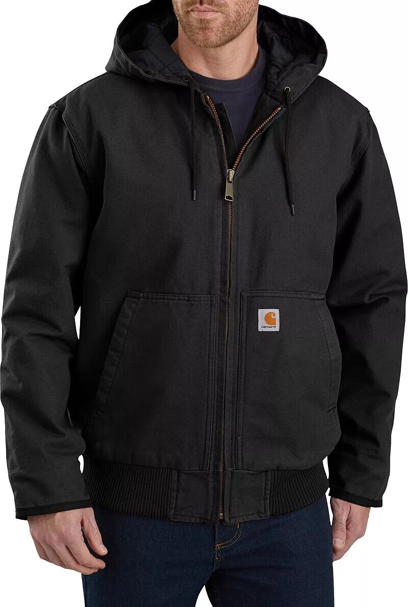 Мужская потертая куртка Carhartt Duck Active, черный
Мужская потертая куртка Carhartt Duck Active, черный