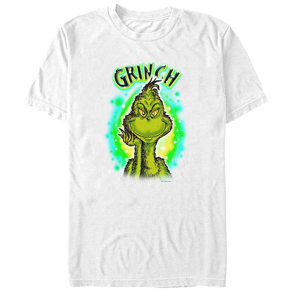 Футболка с графическим фоном Big & Tall Dr. Seuss Grinch с аэрографом Licensed Character, белый
Футболка с графическим фоном Big & Tall Dr. Seuss Grinch с аэрографом Licensed Character, белый