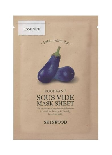 Разглаживающая и увлажняющая тканевая маска 22г SKINFOOD, Eggplant Sous Vide Mask Sheet
Разглаживающая и увлажняющая тканевая маска 22г SKINFOOD, Eggplant Sous Vide Mask Sheet