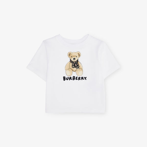 Футболка с коротким рукавом из хлопкового джерси Thomas bear, 6-24 месяца Burberry, белый
Футболка с коротким рукавом из хлопкового джерси Thomas bear, 6-24 месяца Burberry, белый