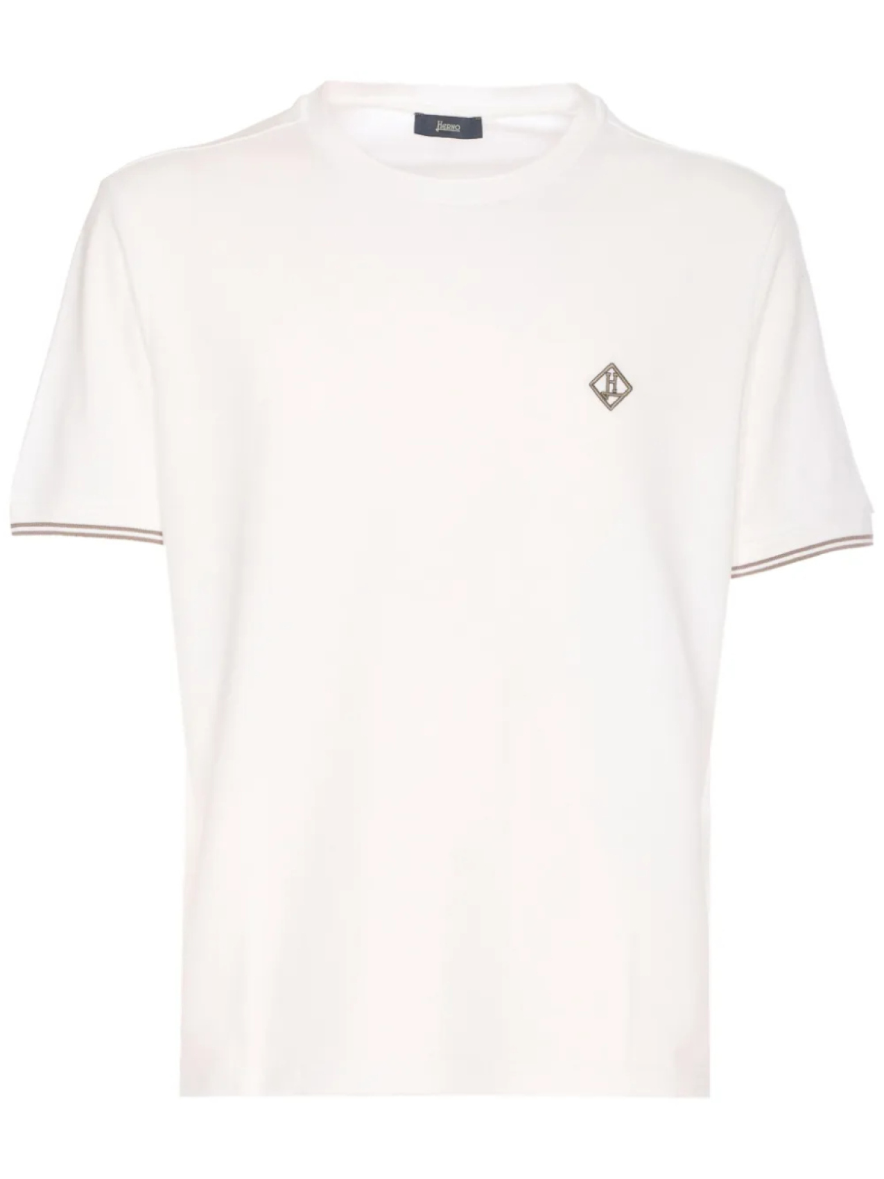 Футболка с вышитым логотипом Herno, белый
Футболка с вышитым логотипом Herno, белый