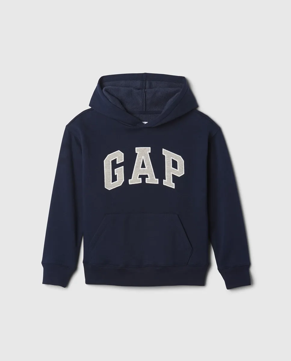 Детская толстовка с капюшоном и фронтальным логотипом Gap, темно-синий
Детская толстовка с капюшоном и фронтальным логотипом Gap, темно-синий
