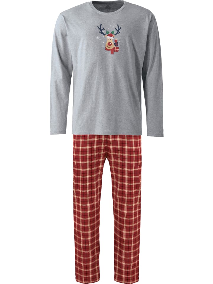 Erwin Müller Пижама из трикотажа, серо-меланжевого цвета
Erwin Müller Пижама из трикотажа, серо-меланжевого цвета