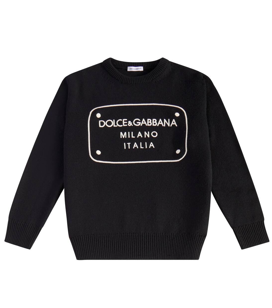 Шерстяной свитер Dolce&Gabbana Kids, черный
Шерстяной свитер Dolce&Gabbana Kids, черный