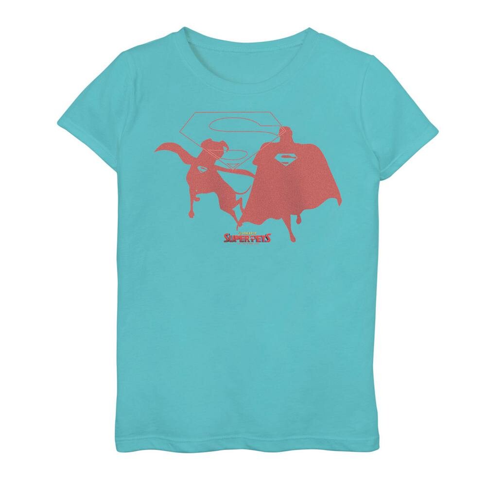 Футболка с рисунком DC Super Pets Super Hero Duo для девочек 7–16 лет, Супермен и Крипто DC Comics, цвет Tahiti Blue
Футболка с рисунком DC Super Pets Super Hero Duo для девочек 7–16 лет, Супермен и Крипто DC Comics, цвет Tahiti Blue
