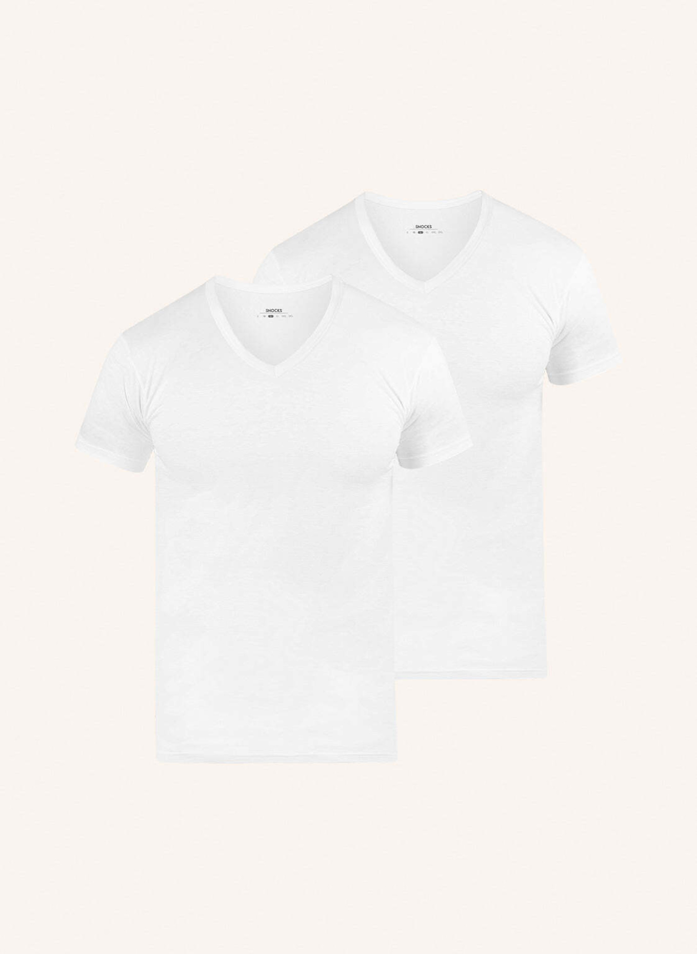 Майка с V-образным вырезом Snocks, белый 
Майка с V-образным вырезом Snocks, белый