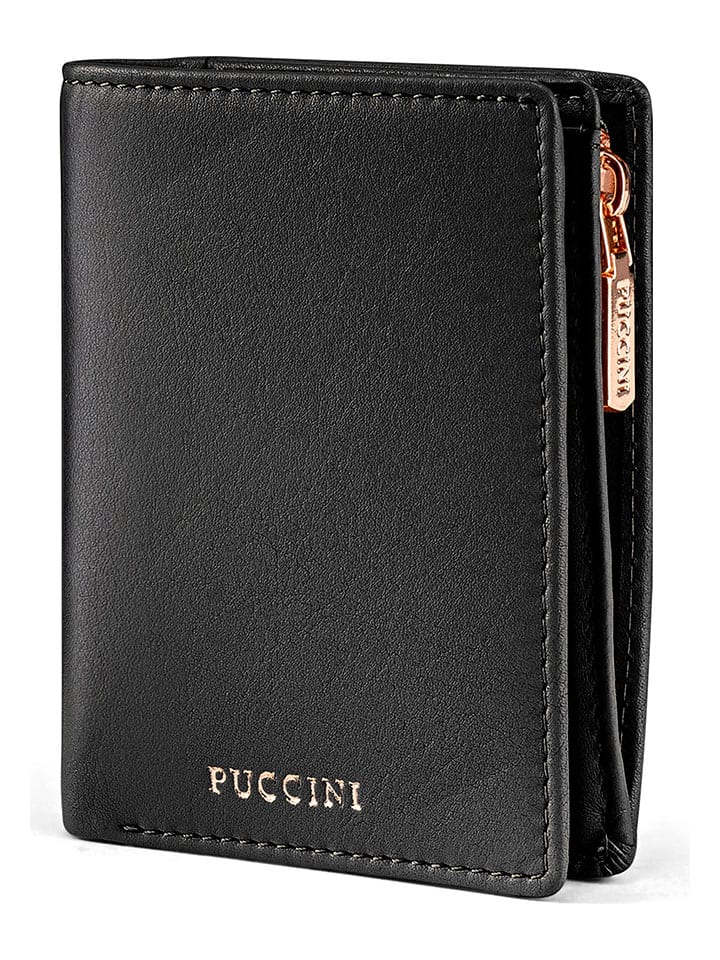 Кожаный кошелек "Zen" черного цвета - (Ш)8,5 x (В)11,5 x (Г)2 см Puccini
Кожаный кошелек "Zen" черного цвета - (Ш)8,5 x (В)11,5 x (Г)2 см Puccini