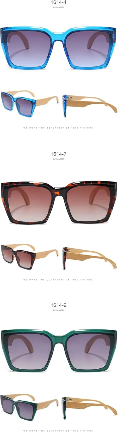 Крупные квадратные солнцезащитные очки с бамбуковыми дужками, поляризованная защита UV400, модный многоугольный дизайн, доступны в нескольких цветах Generic, Col.5
Крупные квадратные солнцезащитные очки с бамбуковыми дужками, поляризованная защита UV400, модный многоугольный дизайн, доступны в нескольких цветах Generic, Col.5