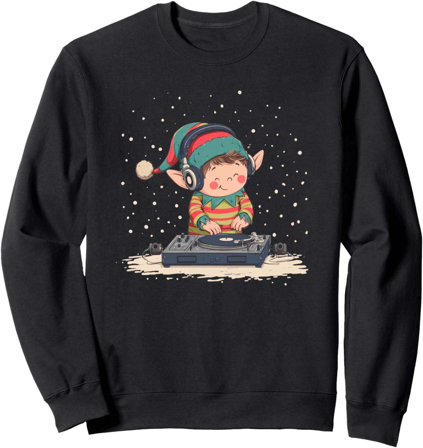 Удивительный эльф в наушниках и костюме диджея. Толстовка Festive Dj Elf Outfit, черный
Удивительный эльф в наушниках и костюме диджея. Толстовка Festive Dj Elf Outfit, черный