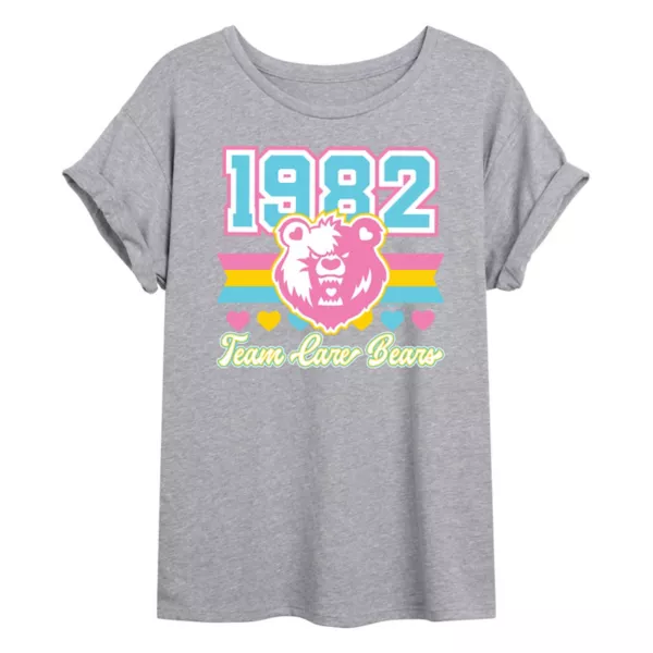 Футболка большого размера с изображением медведей-помощников команды "Медведи заботы" 1982 года Licensed Character, серый 
Футболка большого размера с изображением медведей-помощников команды "Медведи заботы" 1982 года Licensed Character, серый