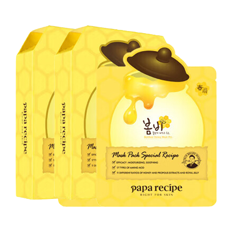 Papa Recipe 3 желтовая медовая маска для лица успокаивающая увлажняющая 10 шт/коробка
Papa Recipe 3 желтовая медовая маска для лица успокаивающая увлажняющая 10 шт/коробка