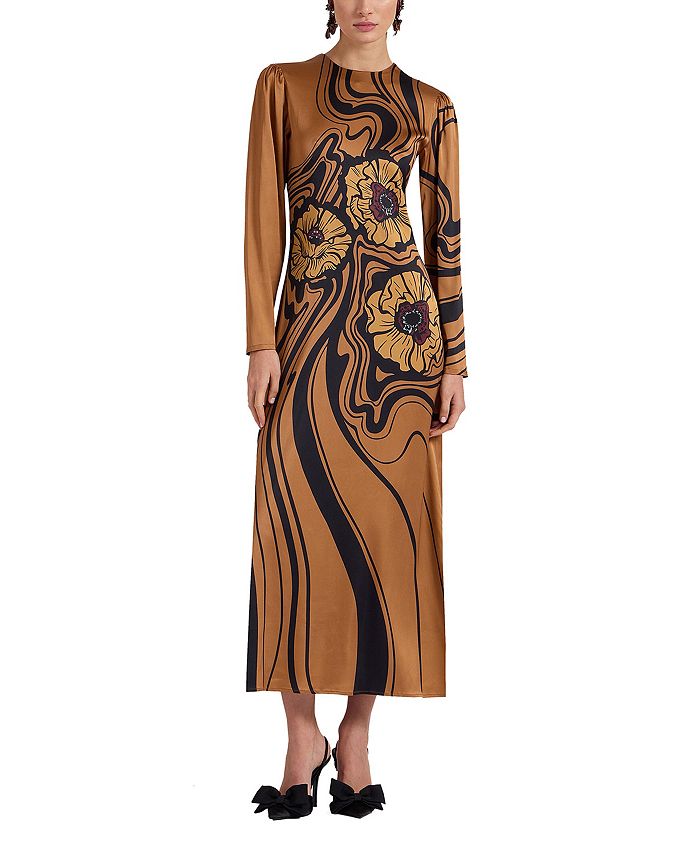 Облегающее платье-кокон в крупный цветочный принт Placee Brown La DoubleJ, коричневый
Облегающее платье-кокон в крупный цветочный принт Placee Brown La DoubleJ, коричневый