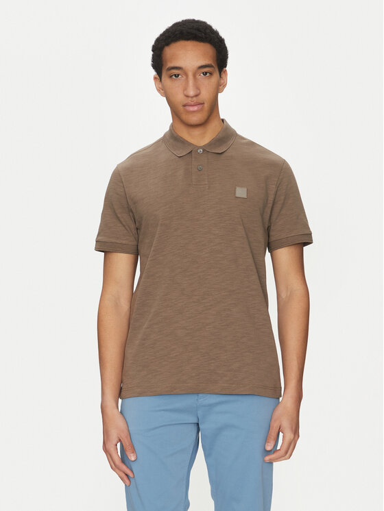 Рубашка поло стандартный крой 50536728 Boss, бежевый
Рубашка поло стандартный крой 50536728 Boss, бежевый