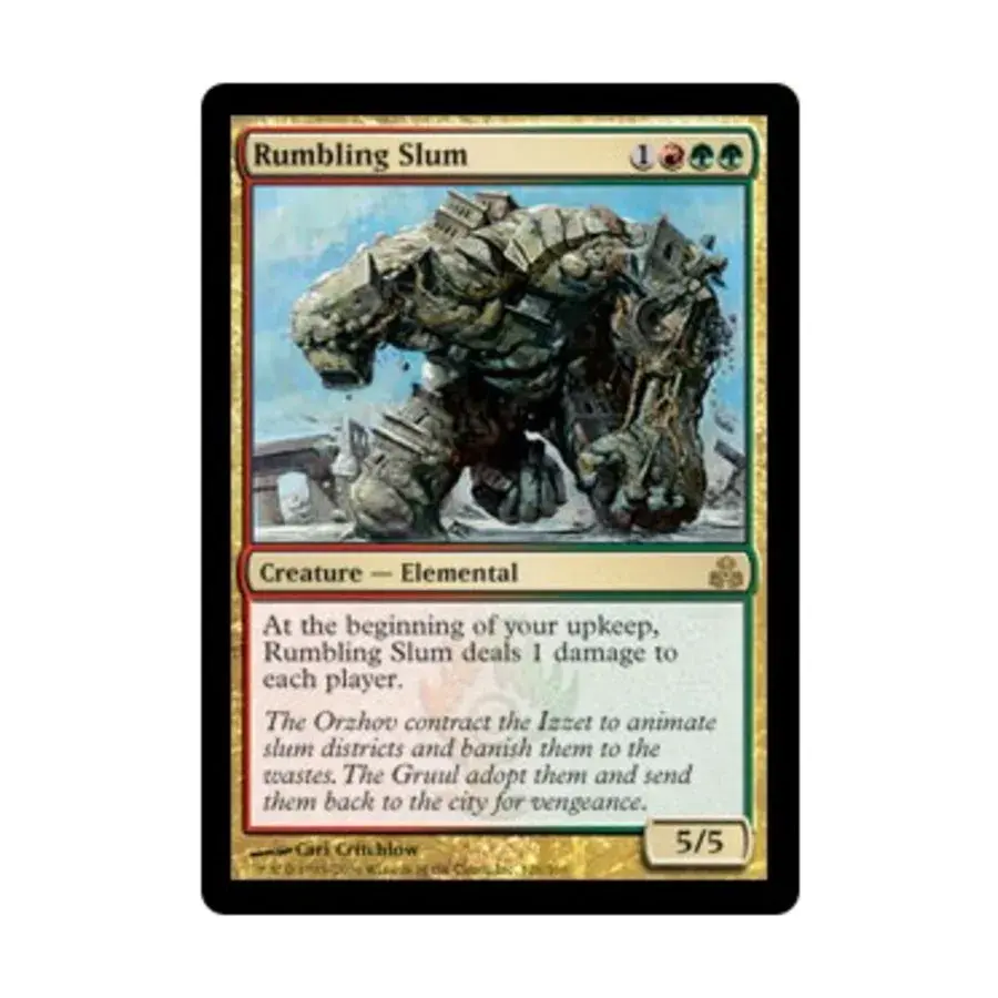 CCG Грохочущие трущобы (клавиша R), MTG - Guildpact
CCG Грохочущие трущобы (клавиша R), MTG - Guildpact