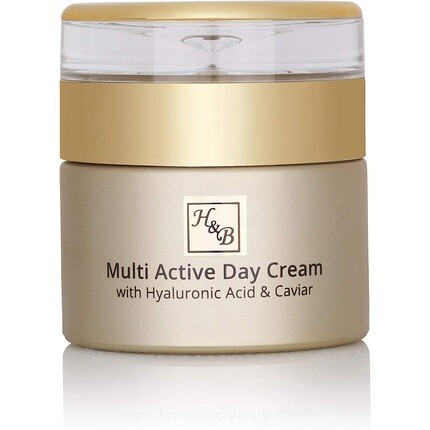 H & B Health & Beauty Dead Sea Здоровье и красота Мультиактивный дневной крем для лица с гиалуроновой кислотой и экстрактом икры для женщин, обогащенный минералами Мертвого моря 50 мл
H & B Health & Beauty Dead Sea Здоровье и красота Мультиактивный дневной крем для лица с гиалуроновой кислотой и экстрактом икры для женщин, обогащенный минералами Мертвого моря 50 мл