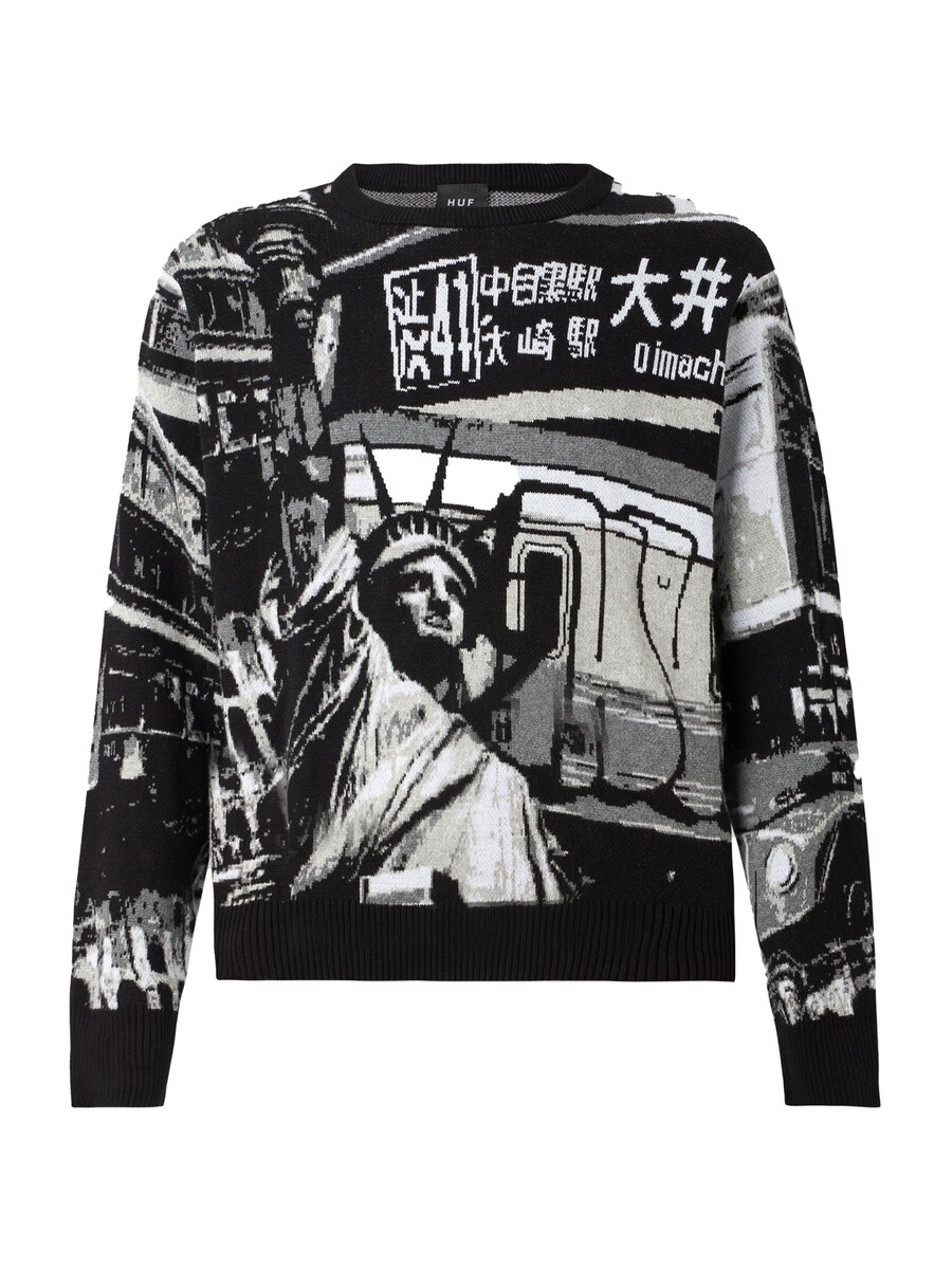 Свитер HUF Worldwide Commuter, Black
Свитер HUF Worldwide Commuter, Black