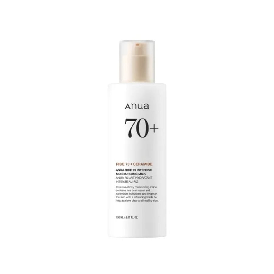 ANUA Rice 70 Intensive Moisturizing Milk 150 мл - увлажняющее молочко для лица
ANUA Rice 70 Intensive Moisturizing Milk 150 мл - увлажняющее молочко для лица