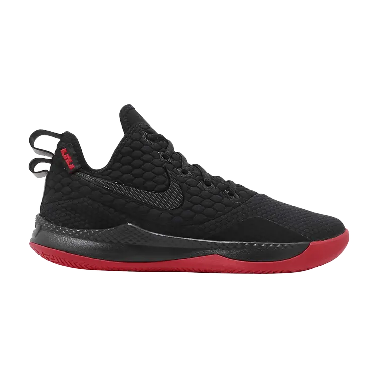 Кроссовки Nike LeBron Witness 3 EP 'Bred', черный 
Кроссовки Nike LeBron Witness 3 EP 'Bred', черный