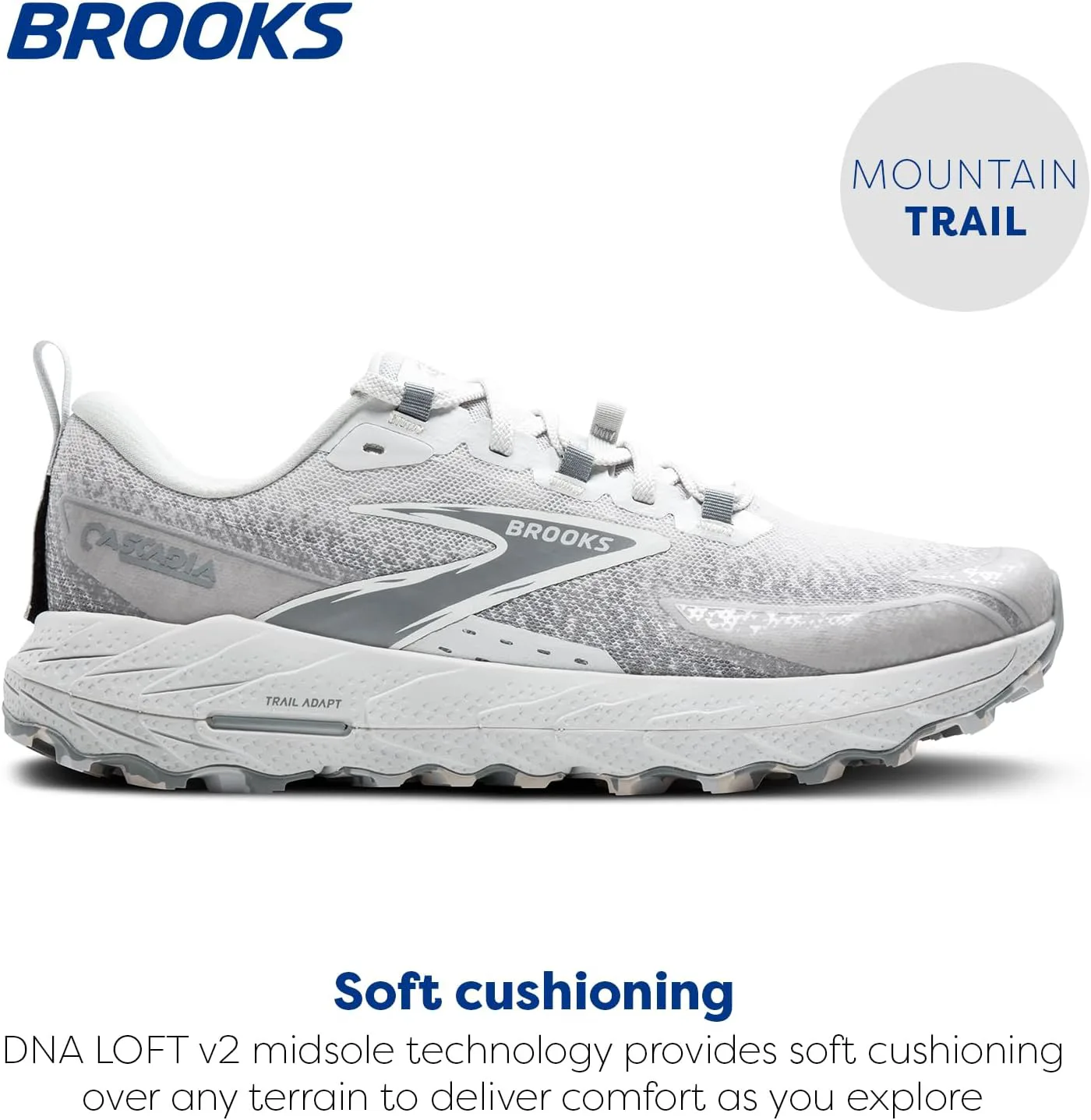 Мужские кроссовки для трейлраннинга Brooks Cascadia 18, серый
Мужские кроссовки для трейлраннинга Brooks Cascadia 18, серый