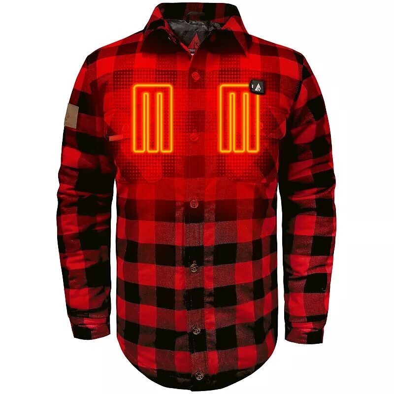 Мужская фланелевая рабочая рубашка ActionHeat с аккумулятором 5 В и подогревом, красный
Мужская фланелевая рабочая рубашка ActionHeat с аккумулятором 5 В и подогревом, красный