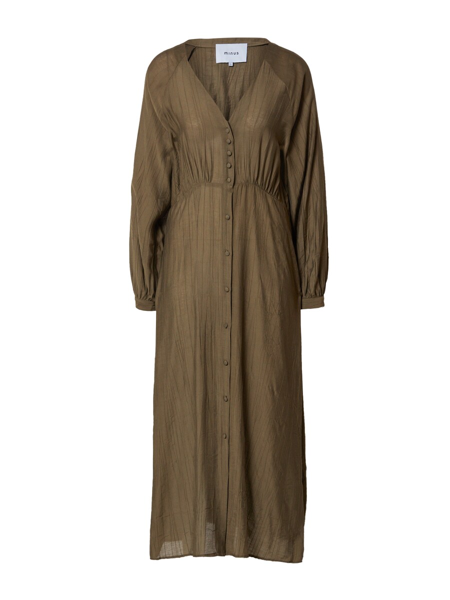 Платье-рубашка minus Nabia, оливковый
Платье-рубашка minus Nabia, оливковый