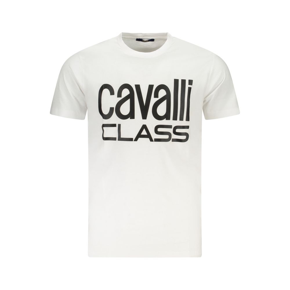 Белая хлопковая футболка Cavalli Class, White
Белая хлопковая футболка Cavalli Class, White