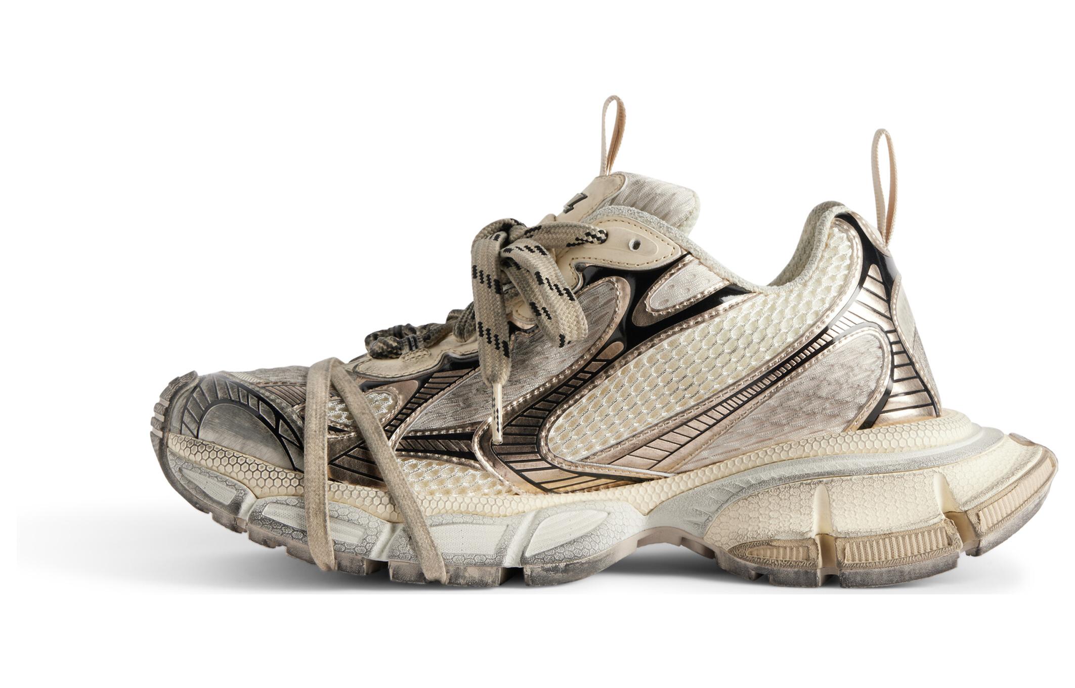 Балэнсиага 3XL Кроссовки 'Бежевая сетка и полиуретан' Шампань золото
Балэнсиага 3XL Кроссовки 'Бежевая сетка и полиуретан' Шампань золото